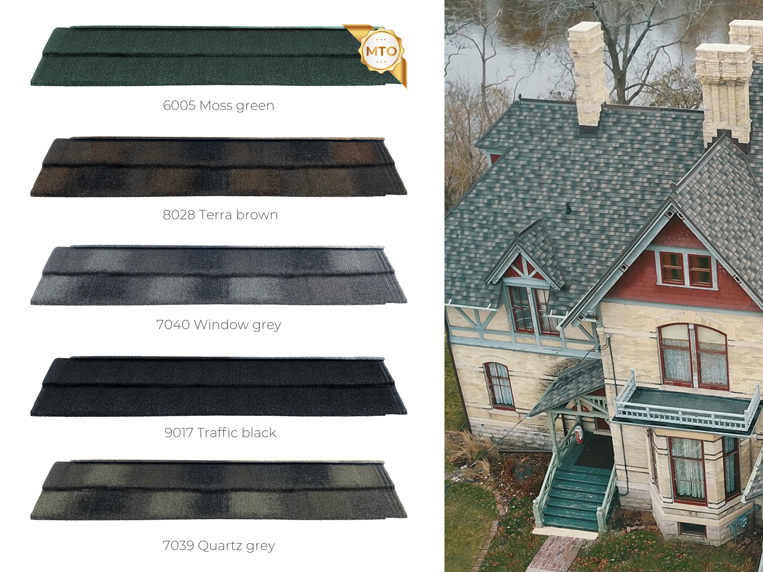 Shingle - Traditional wood shake look with modern durability